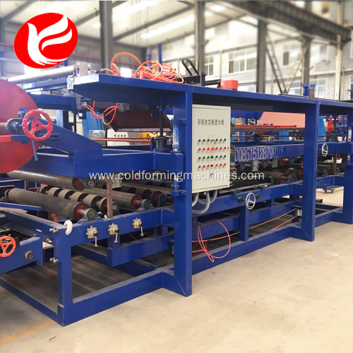 Sandwich panel steel wall sheet roll forming machine